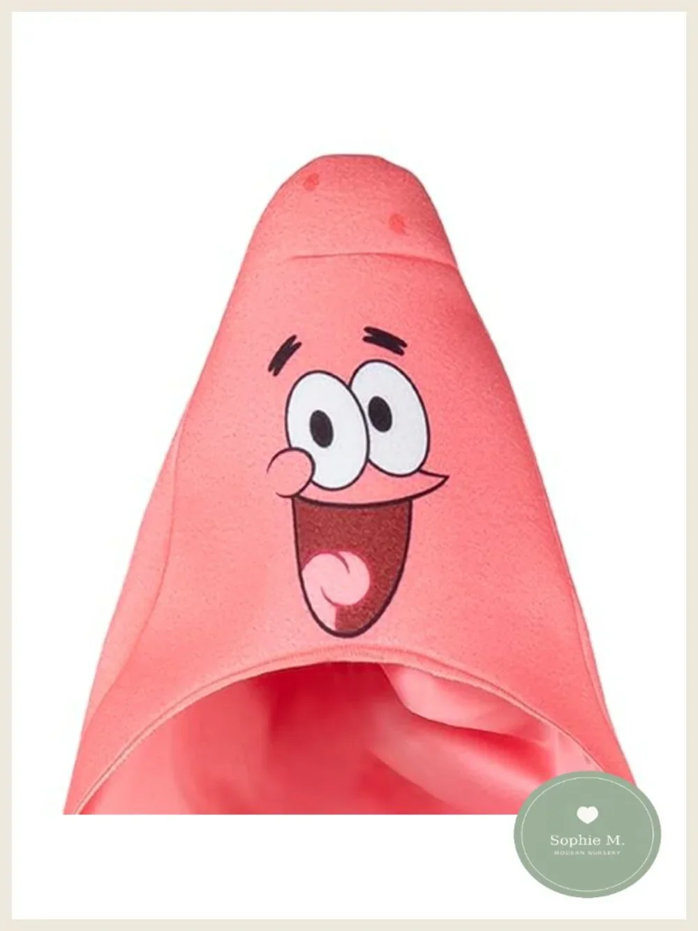 Patrick Star SpongeBob Onesie Youth Halloween Costume Plush Hood